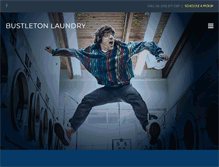 Tablet Screenshot of bustletonlaundry.com